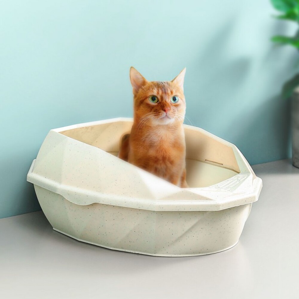 페더스 돔가드 오픈형 사막화방지 쉬운설치 고양이 화장실